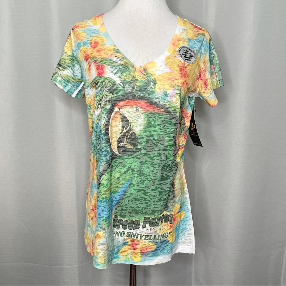 BeeEasy spray art parrot tshirt